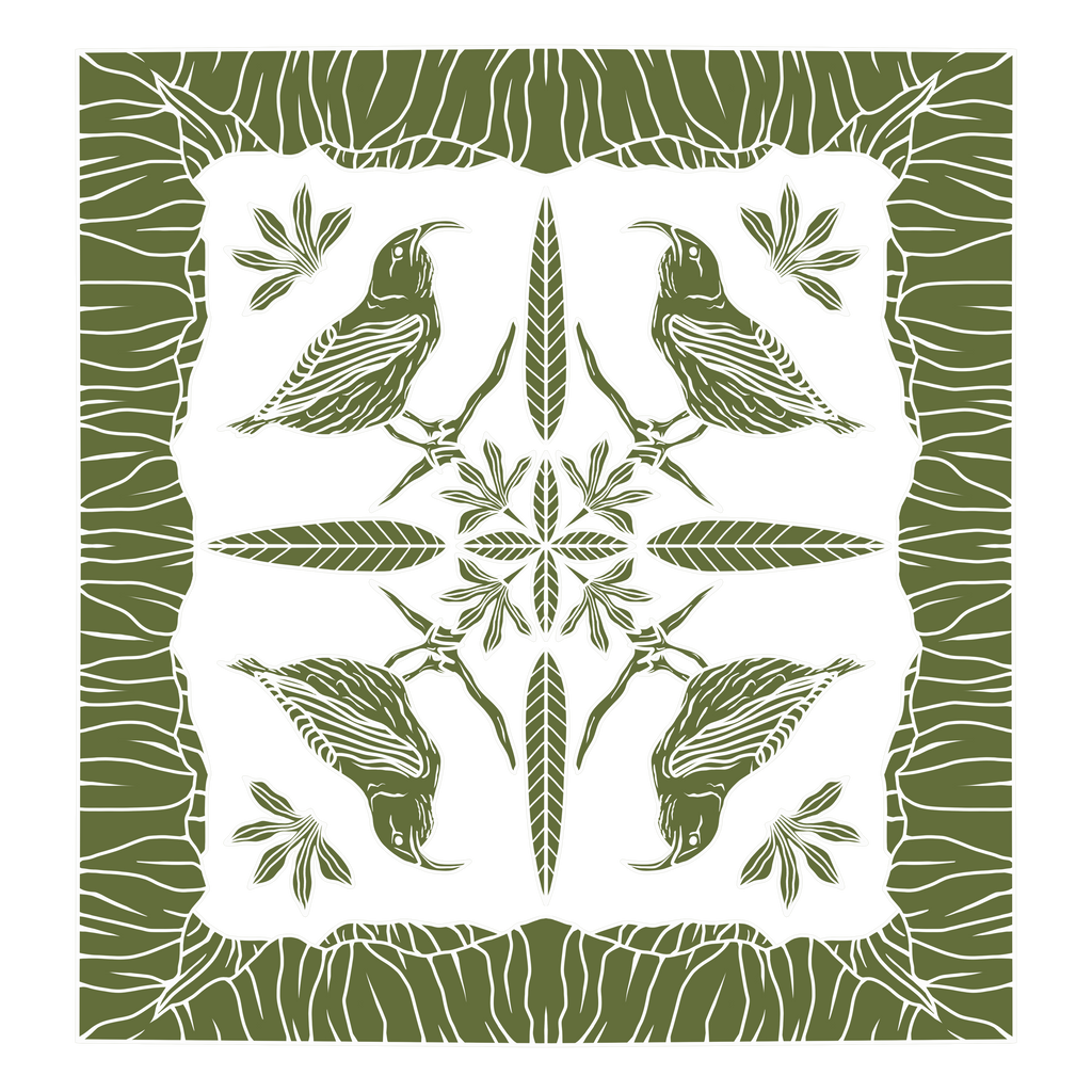 Mauka Quilt Decal